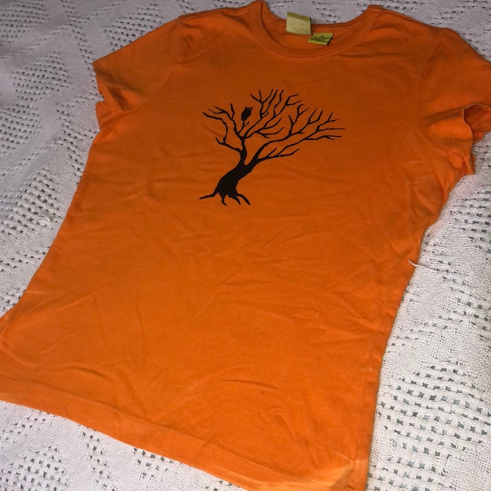 Halloween Tee 🎃 Tree with Owl